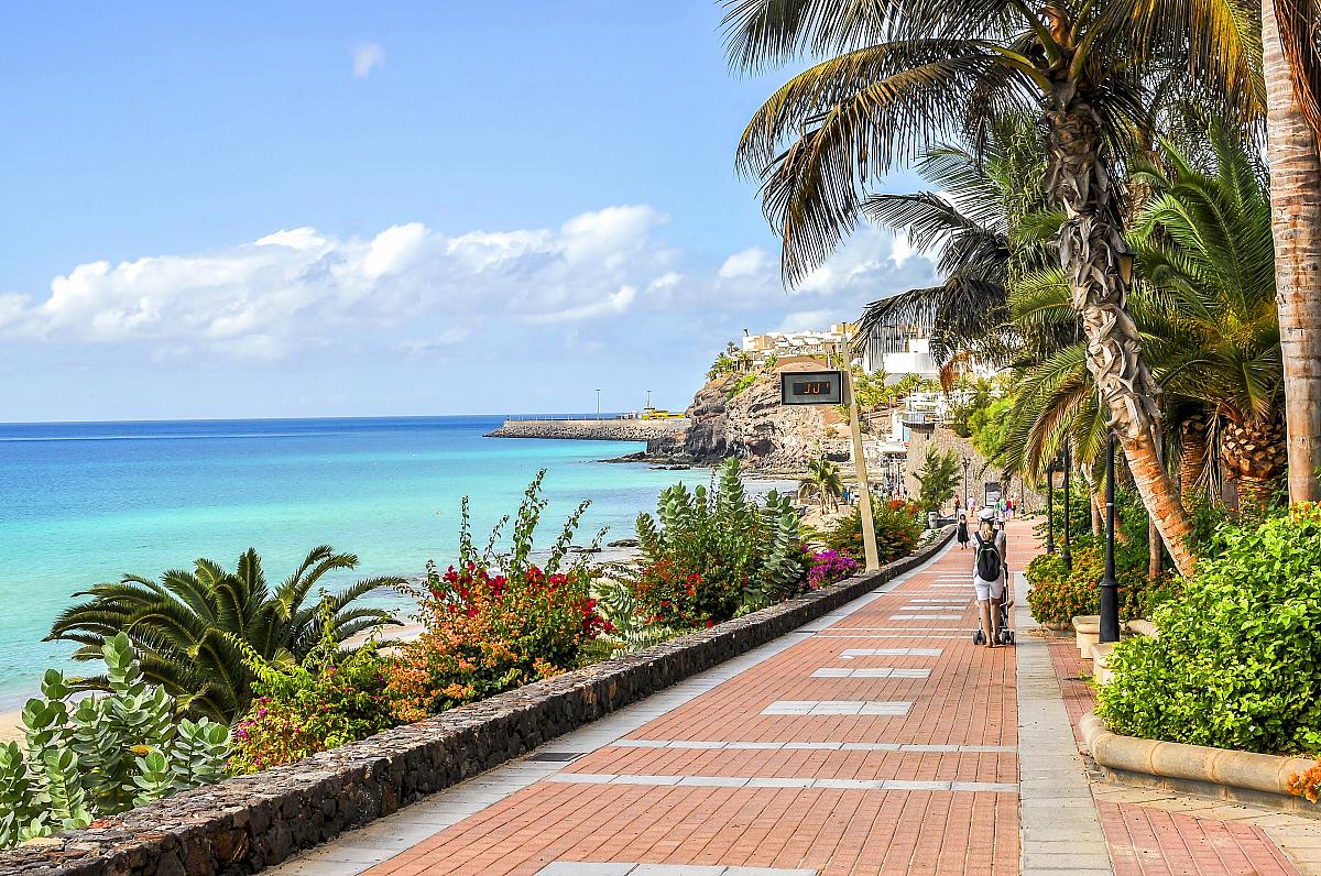 Morro Jable, promenáda