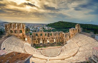 Atény, divadlo Heroda Attika