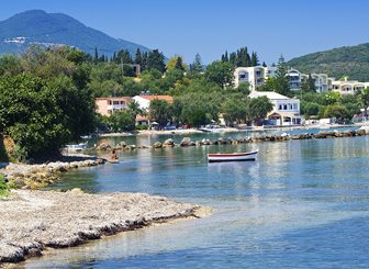 Messonghi na řeckém ostrově Korfu
