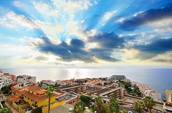Puerto de Santiago, panorama s Atlantikem