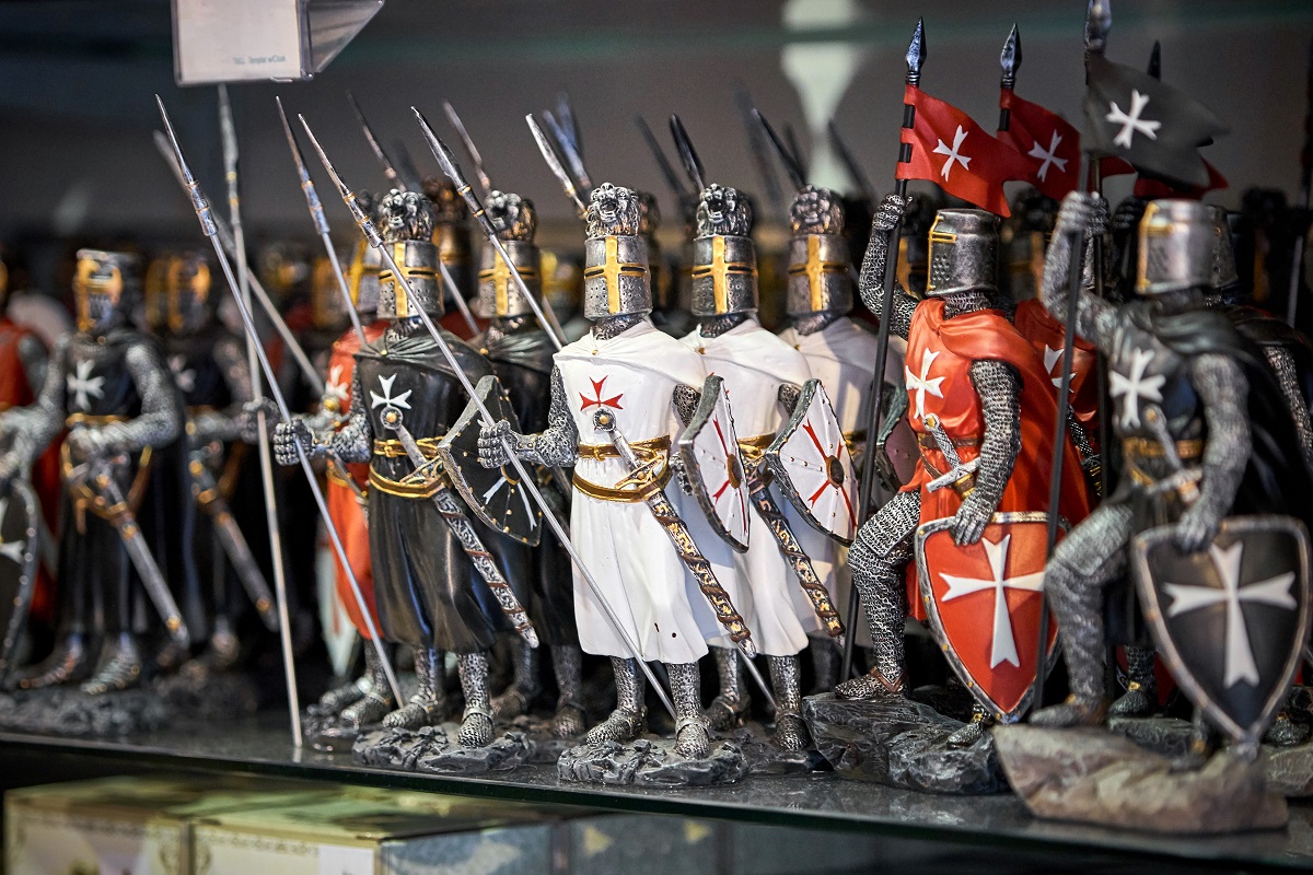 Malta, jeden z typických suvenýrů - Maltézští rytíři