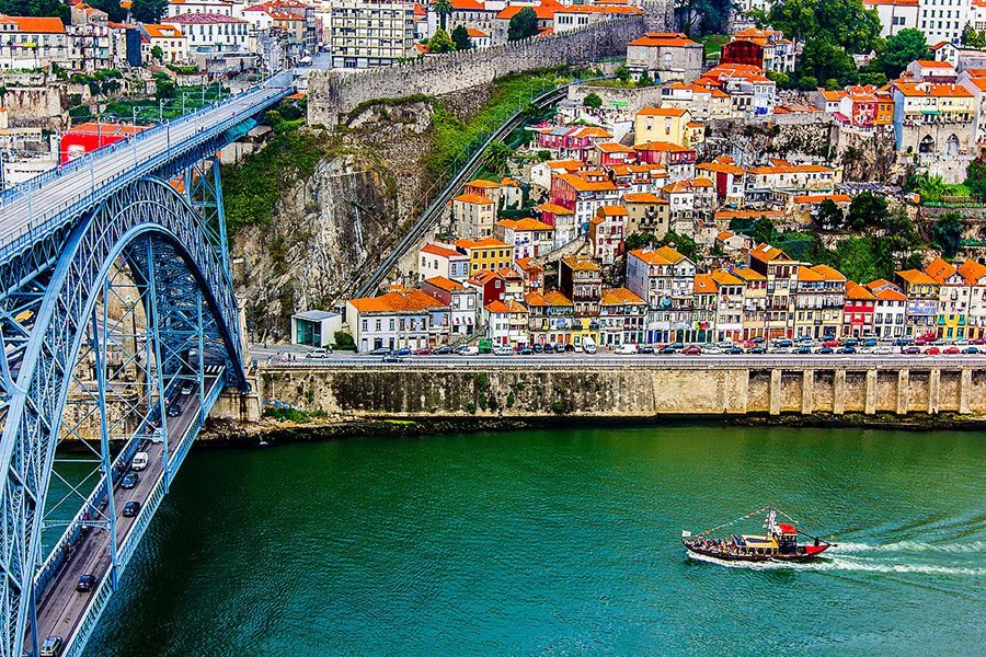 Portugalsko, most v Portu Portugalsko, most v Portu