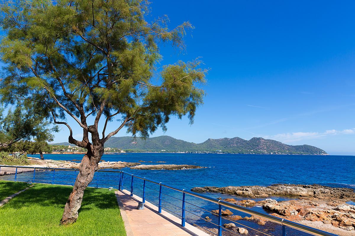 Cala Bona, výhled na Středozemní moře Cala Bona, výhled na Středozemní moře