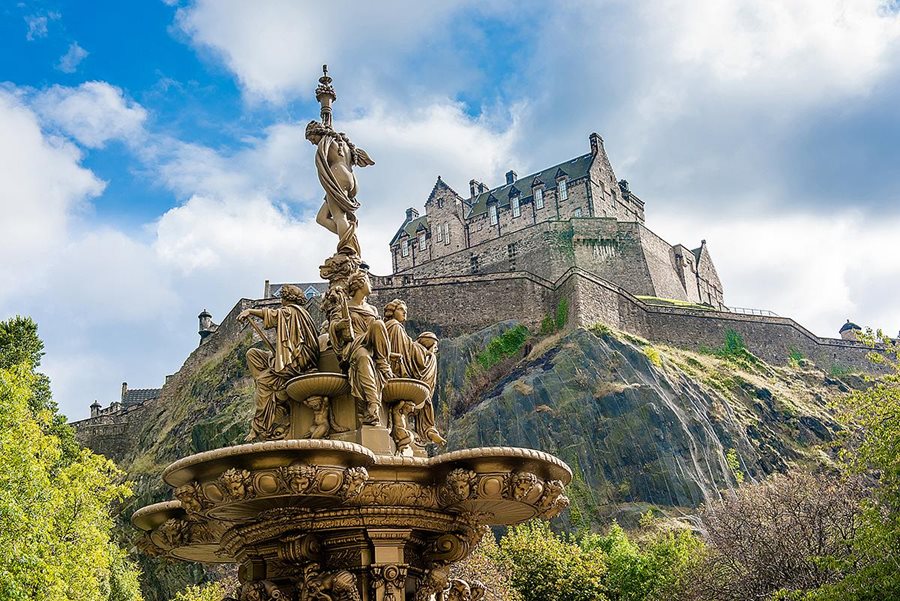 Velká Británie, edinburghský hrad Velká Británie, edinburghský hrad