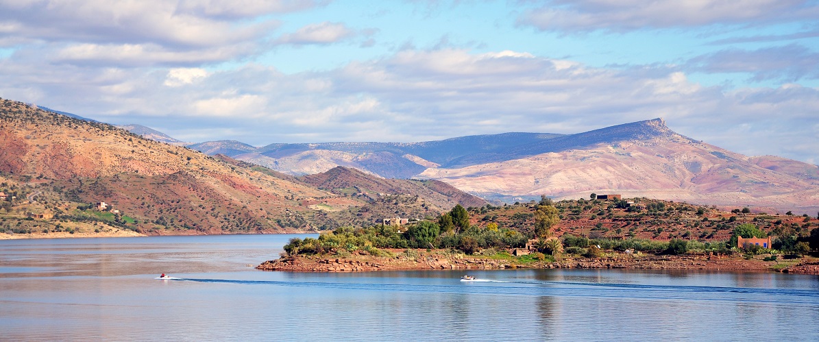 Krásná marocká příroda - jezera a hory