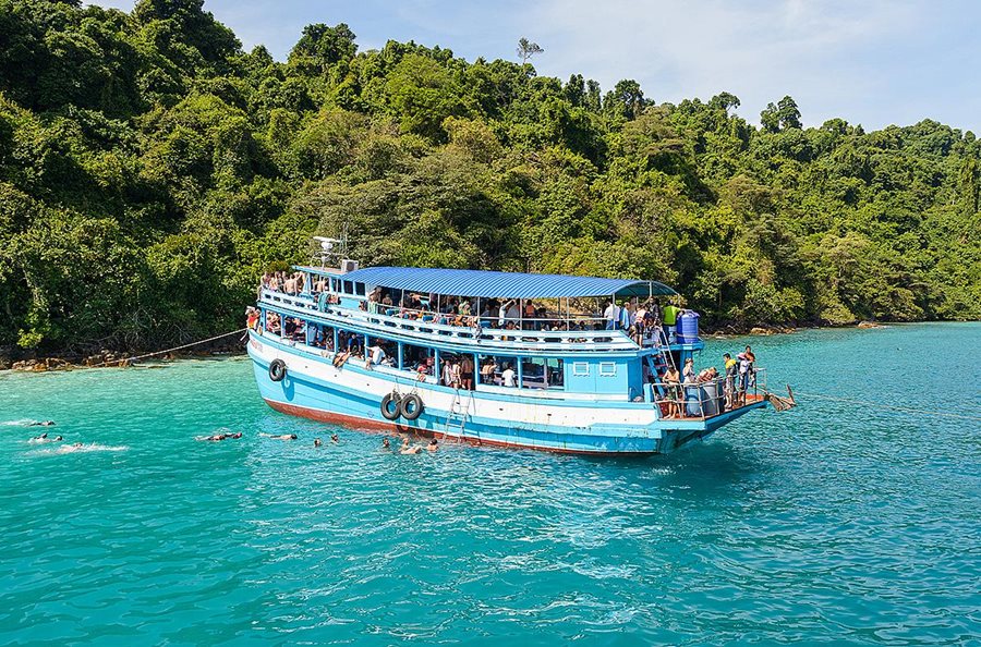 Koh Chang, výlet lodí Koh Chang, výlet lodí