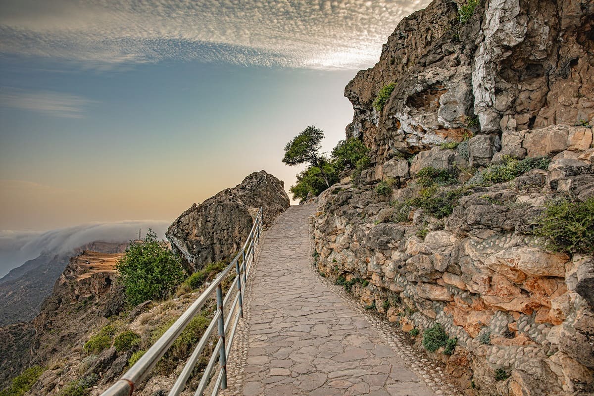 Omán, přírodní rezervace Jabal Samhan