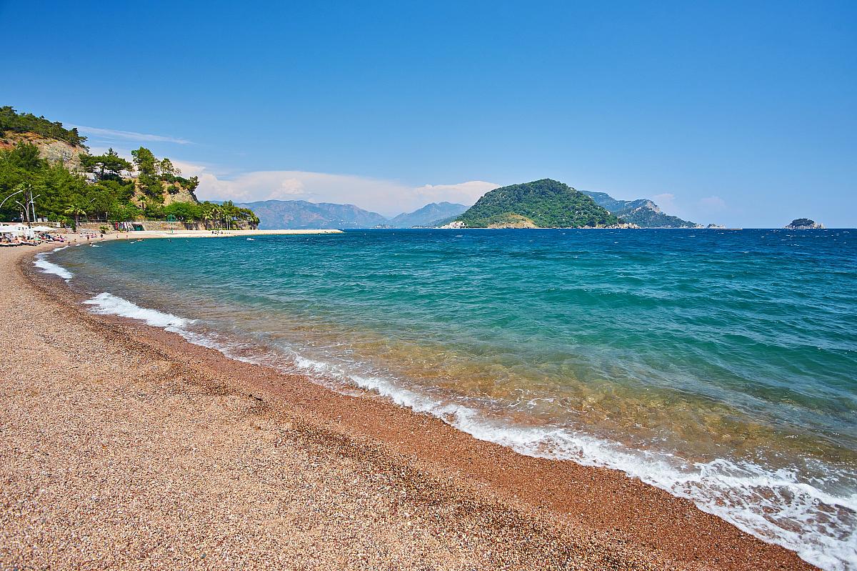 Bodrum, Icmeler-pláž