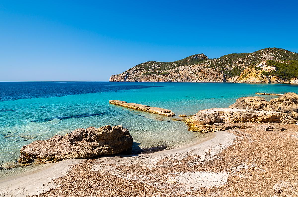 Camp de Mar, pláž