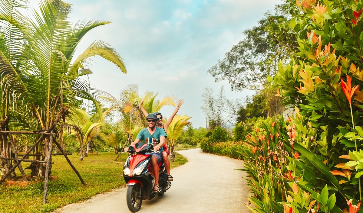 Na většině míst Vietnamu si můžete zapůjčit skútry