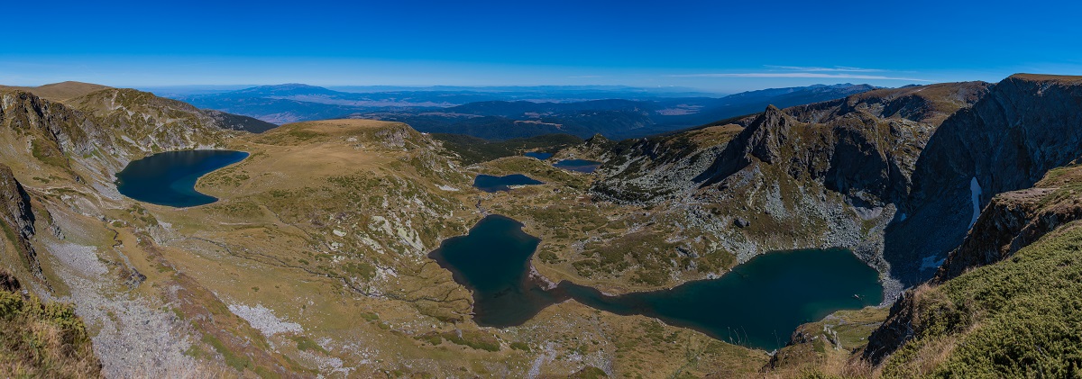 Pohled na bulharský národní park Rila