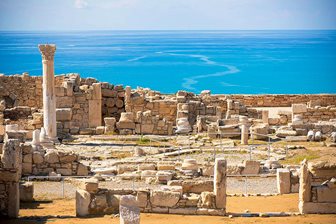 Ruiny starobylého Kourionu nedaleko Limassolu