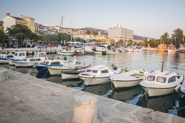 Přístav ve městě Crikvenica Přístav ve městě Crikvenica