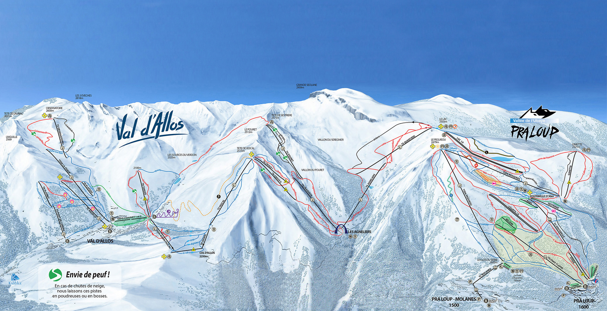 Pra Loup / Val d�Allos - Alpes de Haute Provence