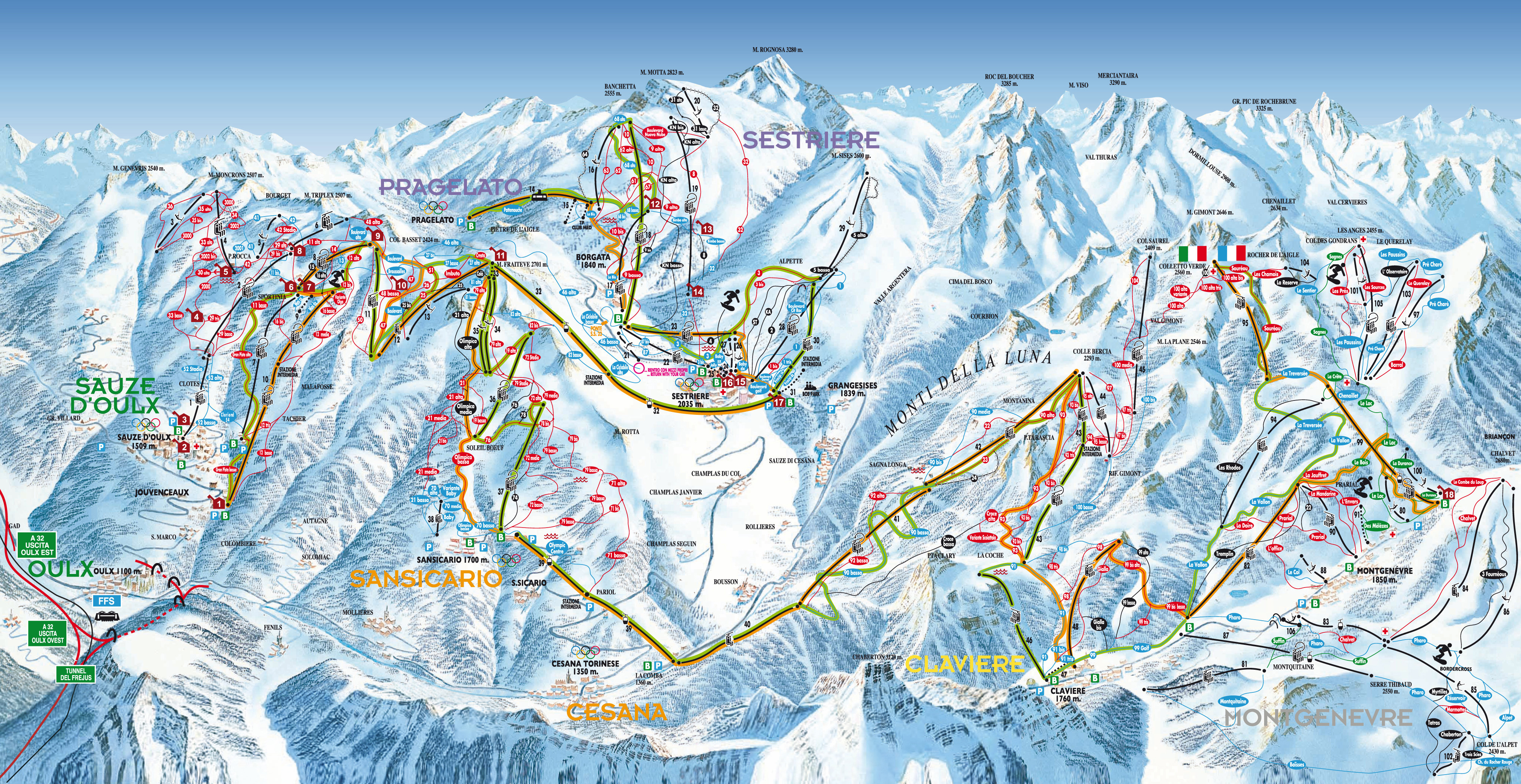 Via Lattea / Sestriere - Piemonte