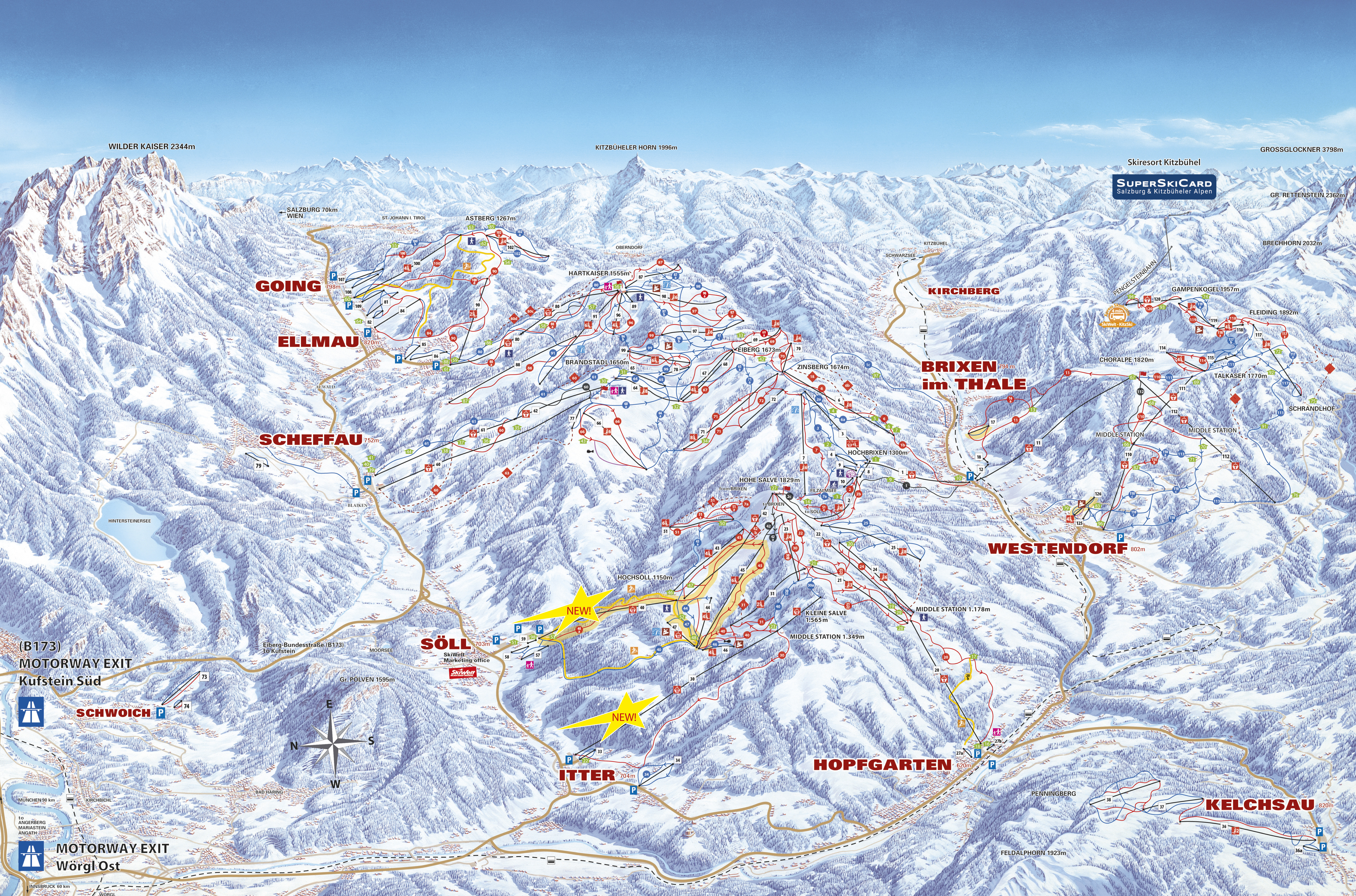 Skiwelt Wilder Kaiser - Brixental - Tyrolsko