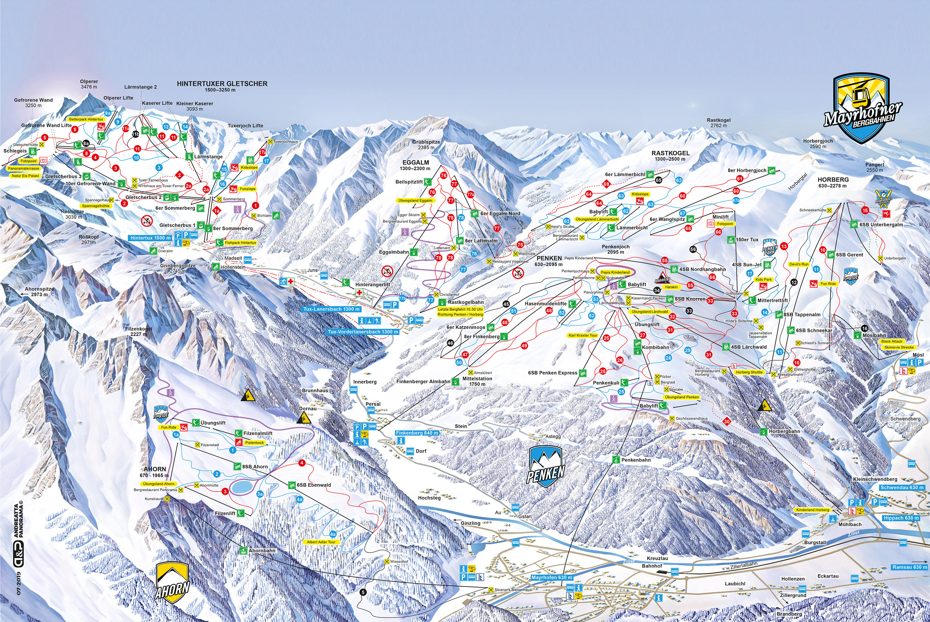 Zillertal 3000 / Hintertux - Tyrolsko